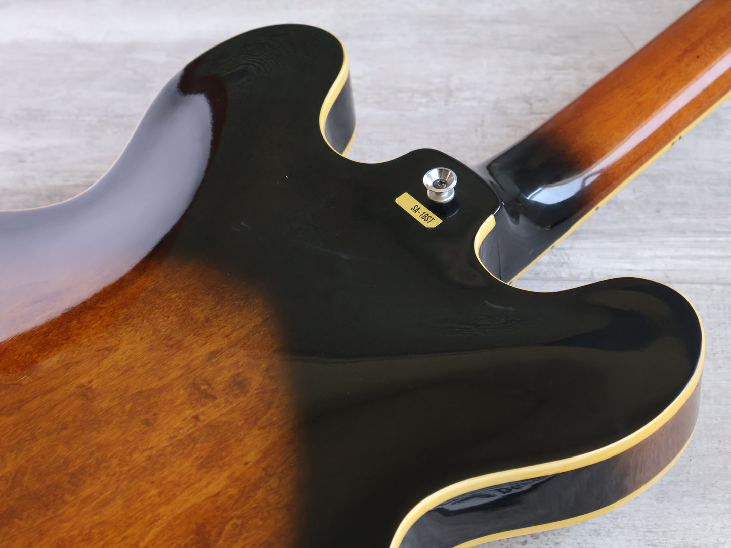 1989 Samick SA-1 Japanese Market ES-335 Semi Hollowbody (Brown Sunburst)