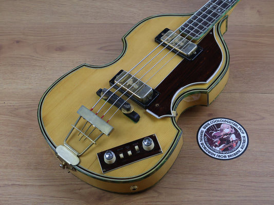 1974 Greco Japan VB-700 Violin Bass (Natural)