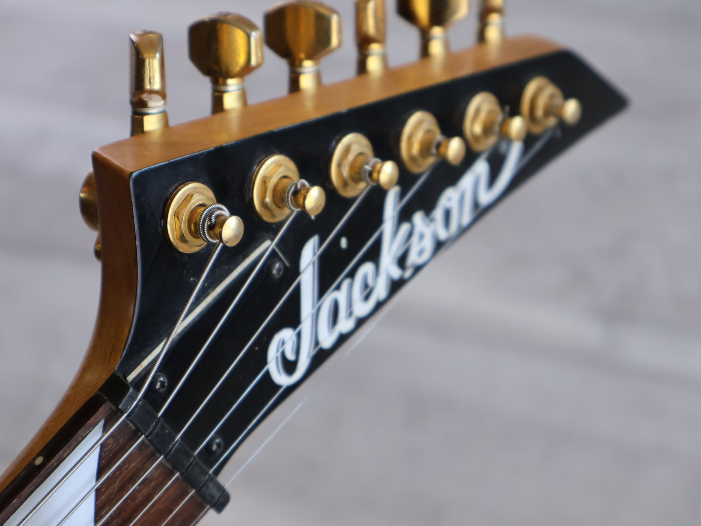 1990's Charvel (by Jackson Japan) 610-RR Short Scale Mini Randy Rhoads Flying V (Black/Gold)