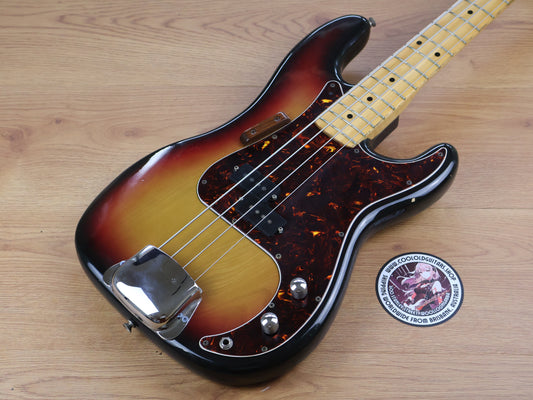 1978 Heerby Japan (by Kasuga) PB-550 Precision Bass (Sunburst)