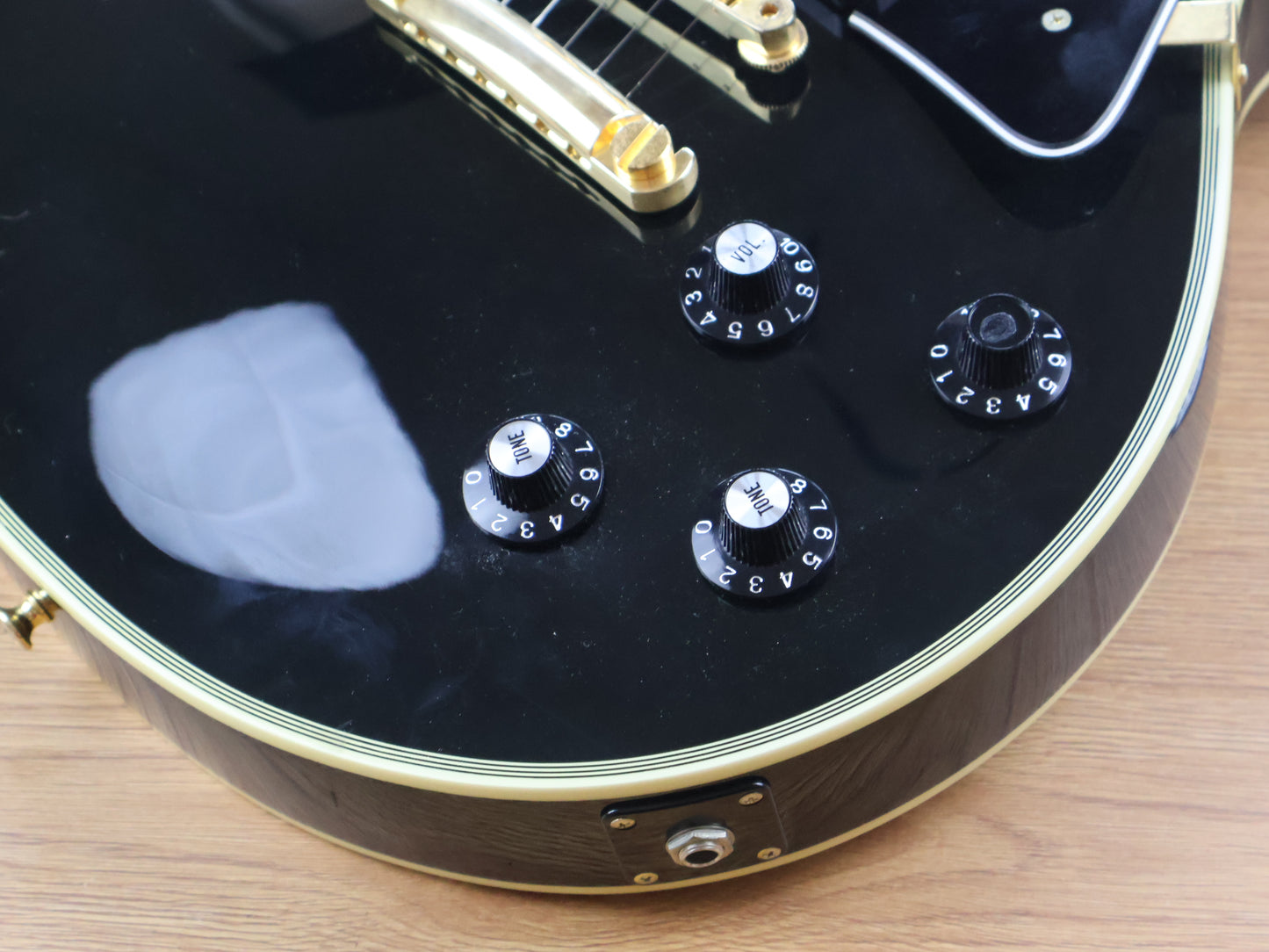 2008 Edwards Japan E-LP-130CD/P Les Paul Custom w/P90's (Ebony)