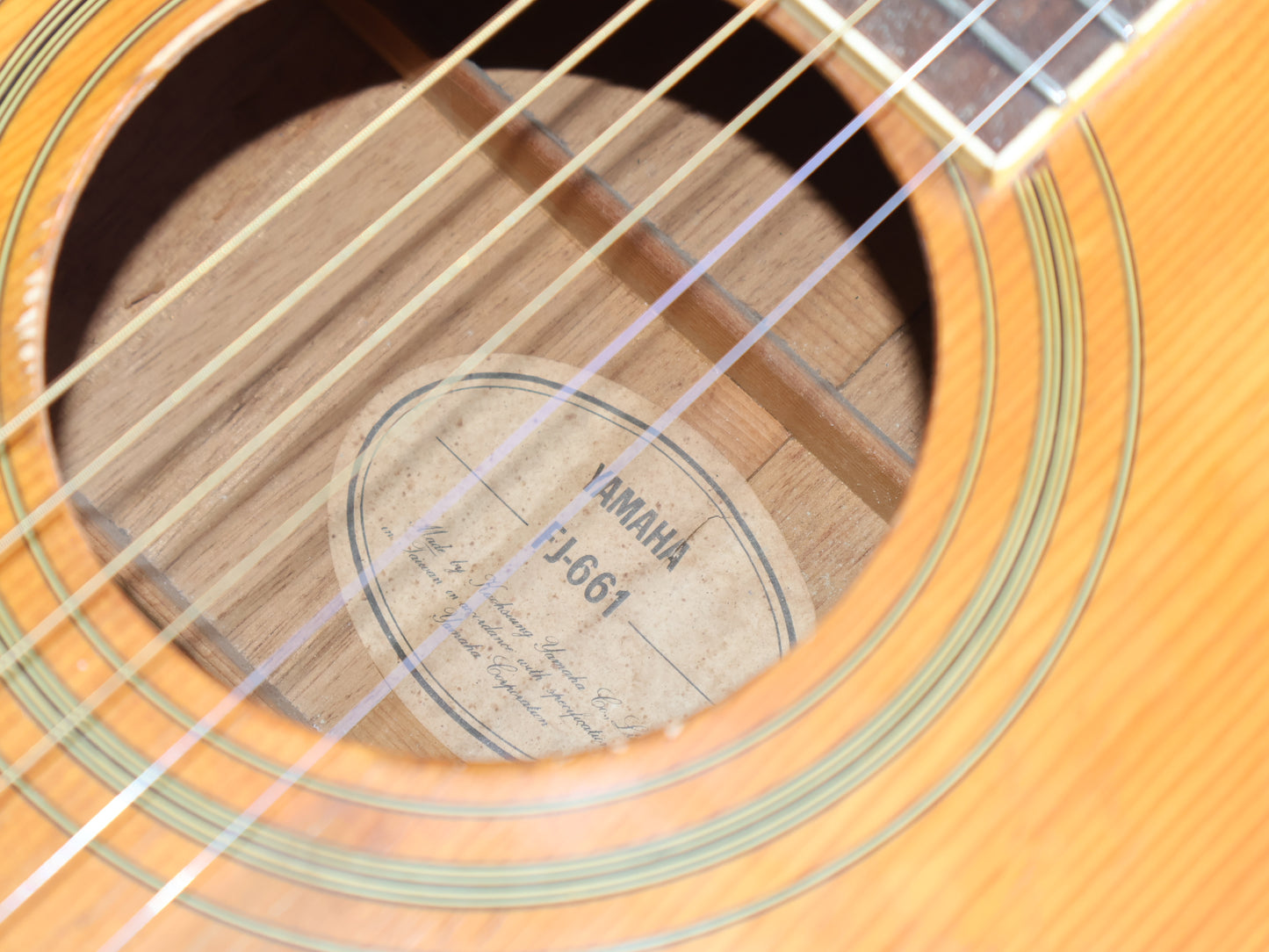 1990's Yamaha FJ-661 Jumbo Acoustic (Satin Natural)