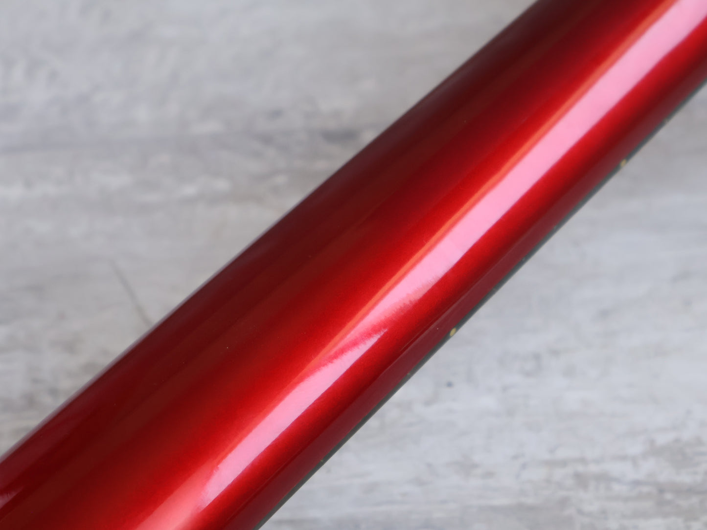 1984 BC Rich Japan "NJ Series' Neckthrough Warlock Bass w/EMG's (Candy Apple Red)