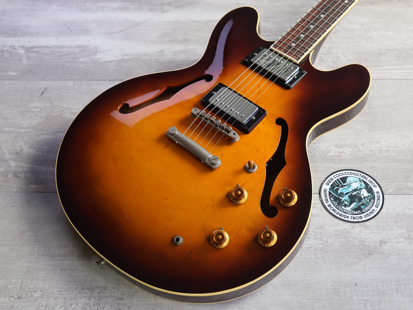 1978 Navigator (by ESP Japan) SA-80 ES-335 Semi Hollowbody (Sunburst)