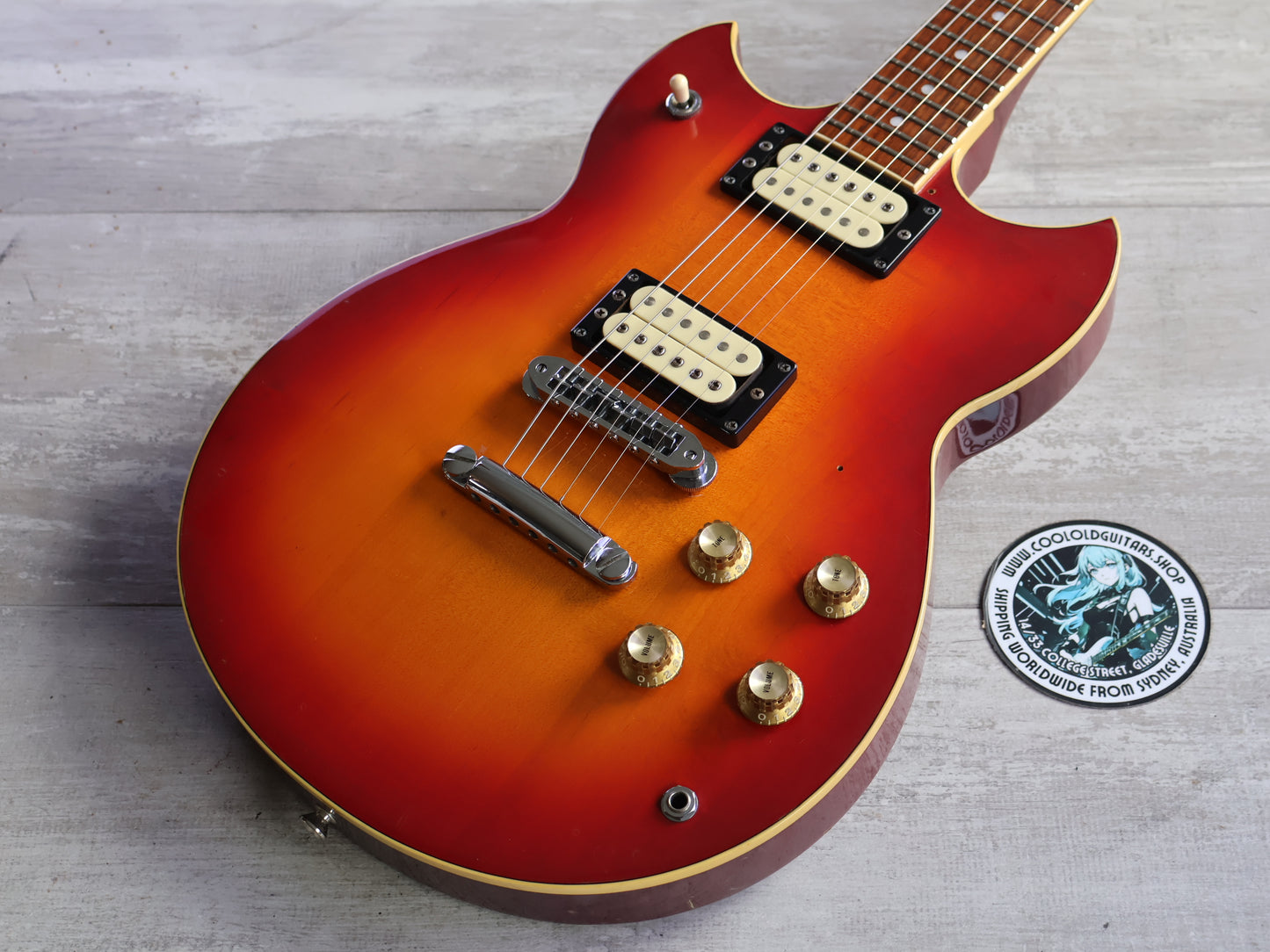1982 Yamaha Japan SG-800S Double Cutaway (Cherry Sunburst)