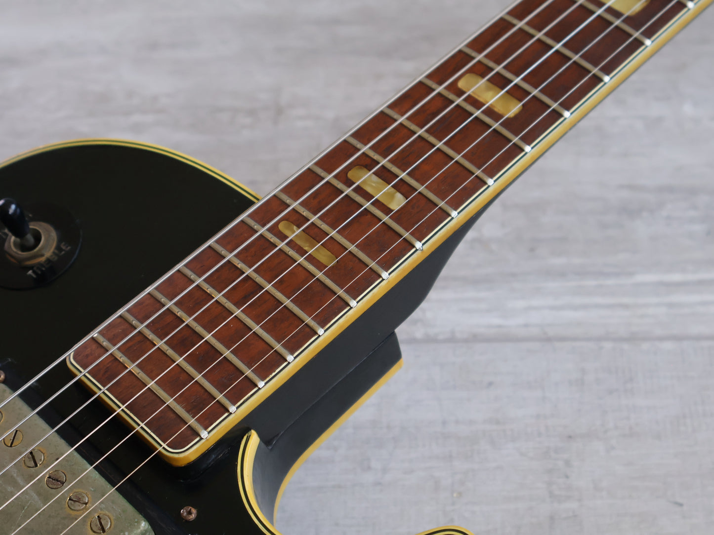 1973 Pearl Japan PE-2162 Les Paul Custom (Black)