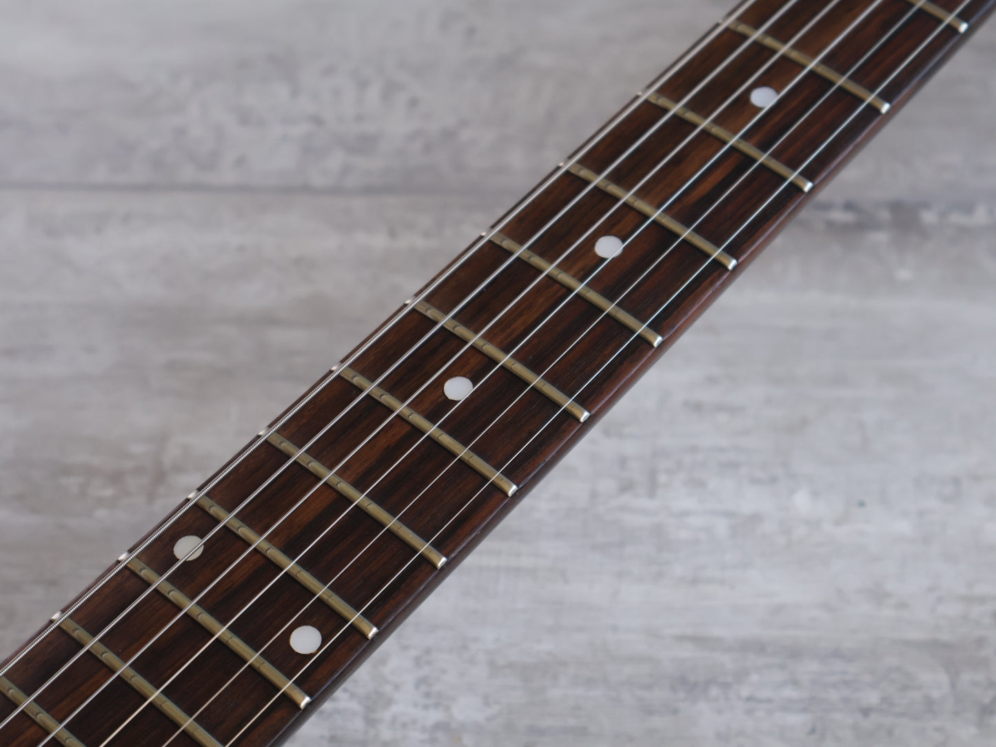 2007 Aria Pro II Japan Super Grade Series PE Single Cutaway (Black & Gold)