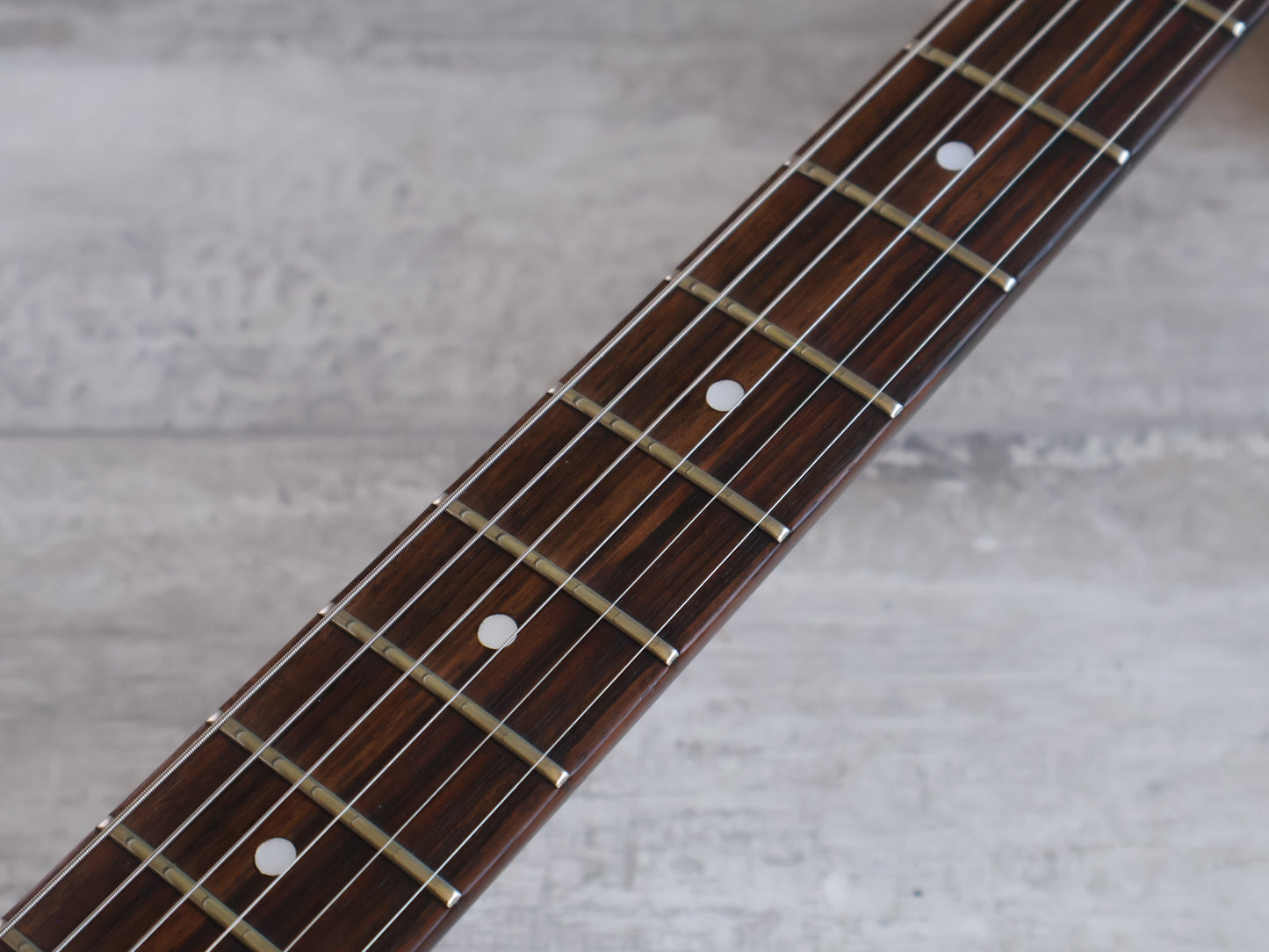 2007 Aria Pro II Japan Super Grade Series PE Single Cutaway (Black & Gold)