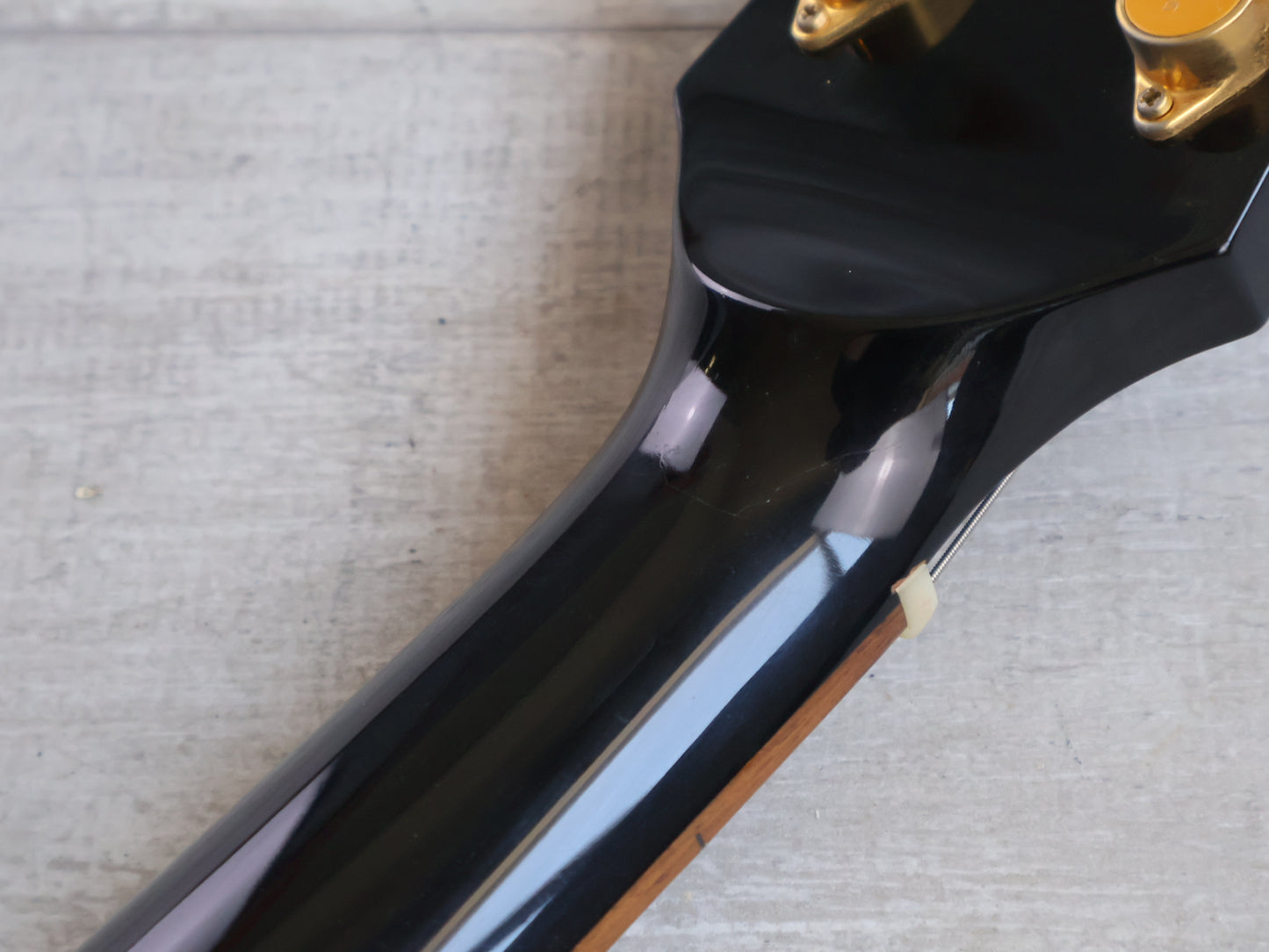 2007 Aria Pro II Japan Super Grade Series PE Single Cutaway (Black & Gold)