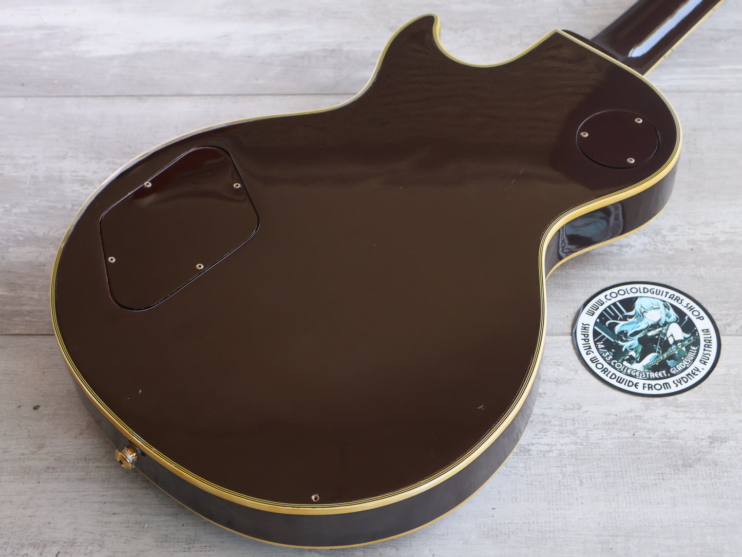 1970's Roje (Zen-On) Japan Les Paul Custom (Brown)