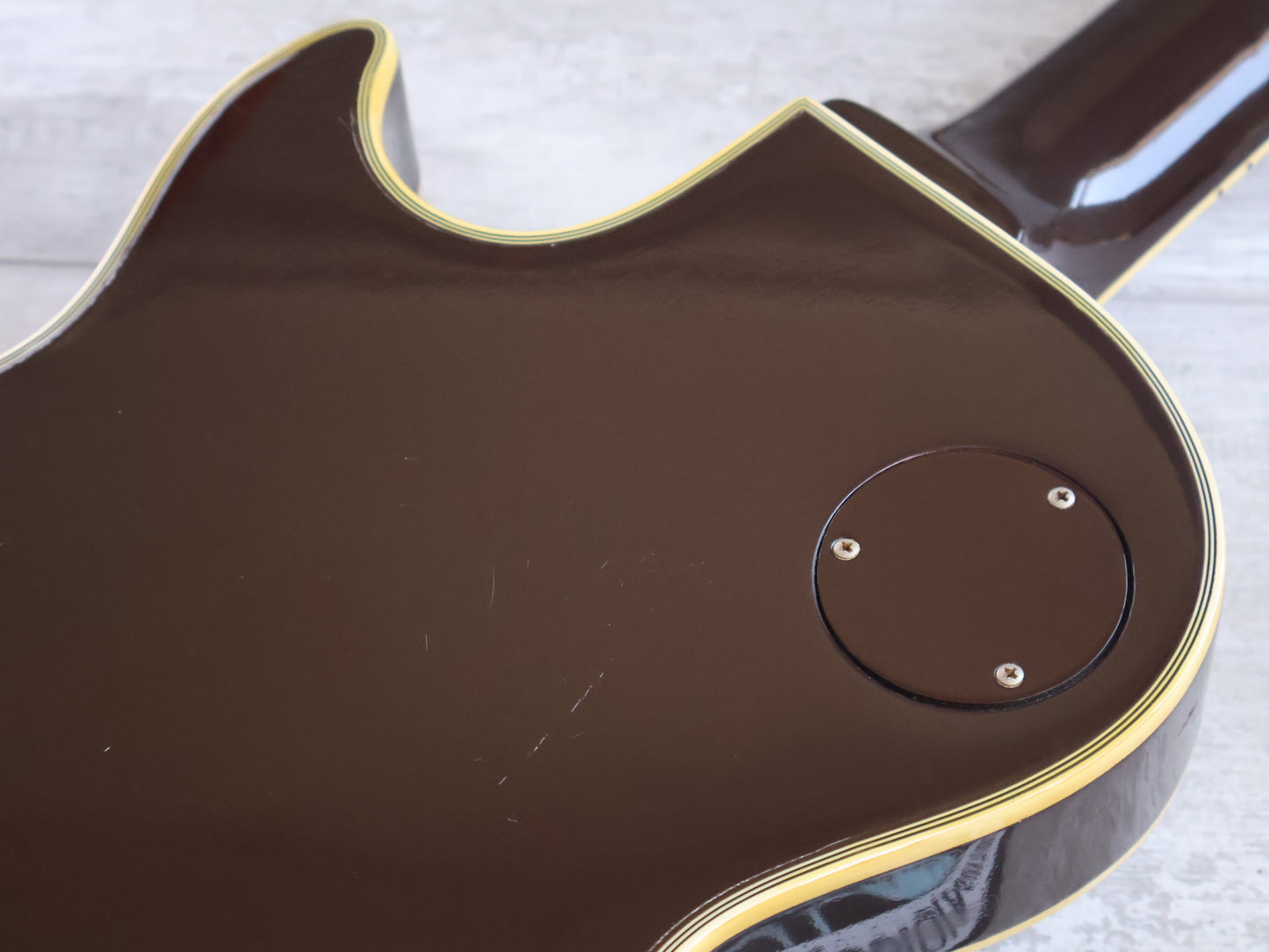 1970's Roje (Zen-On) Japan Les Paul Custom (Brown)