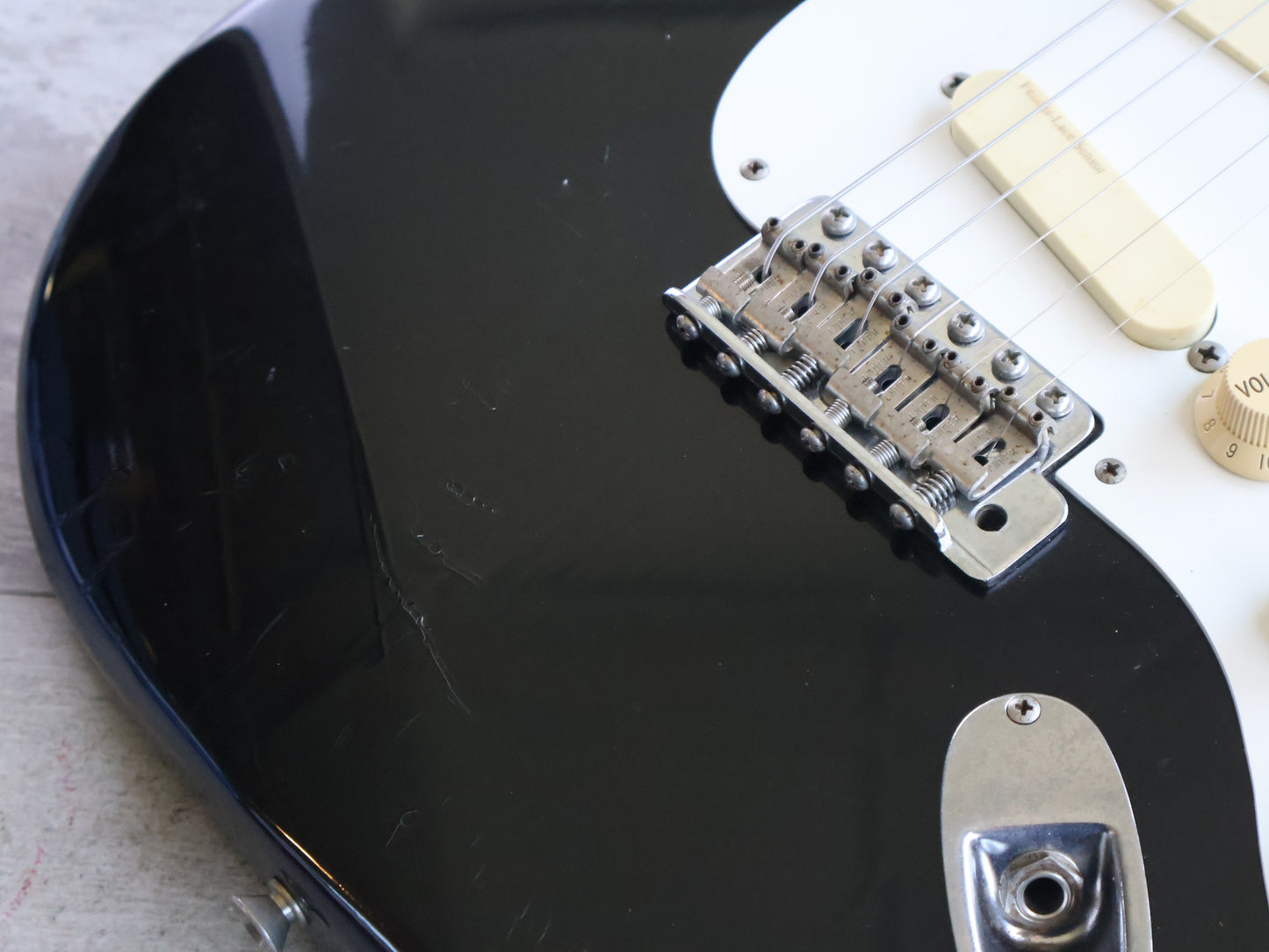 1989 Fender Japan ST54-85LS '54 Reissue "E Series" Clapton Stratocaster (Black)