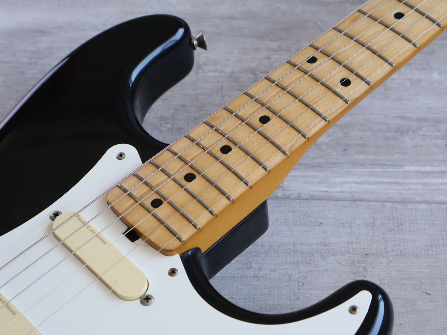 1989 Fender Japan ST54-85LS '54 Reissue "E Series" Clapton Stratocaster (Black)