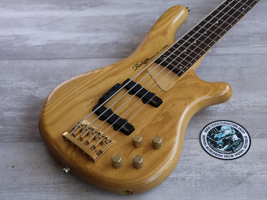 1989 Rockoon Japan (by Kawai) RB-855S 5-String Bass (Natural)