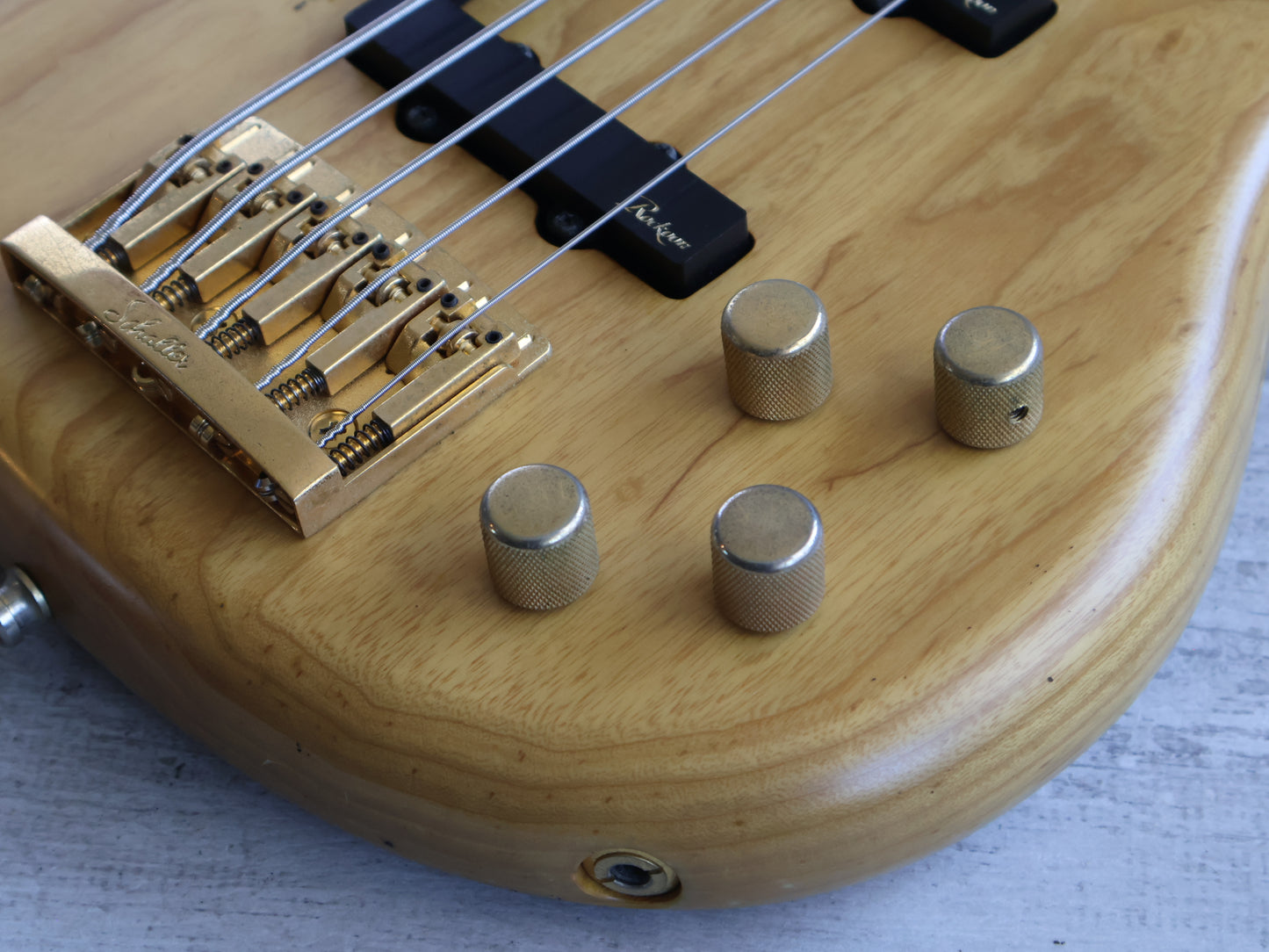 1989 Rockoon Japan (by Kawai) RB-855S 5-String Bass (Natural)