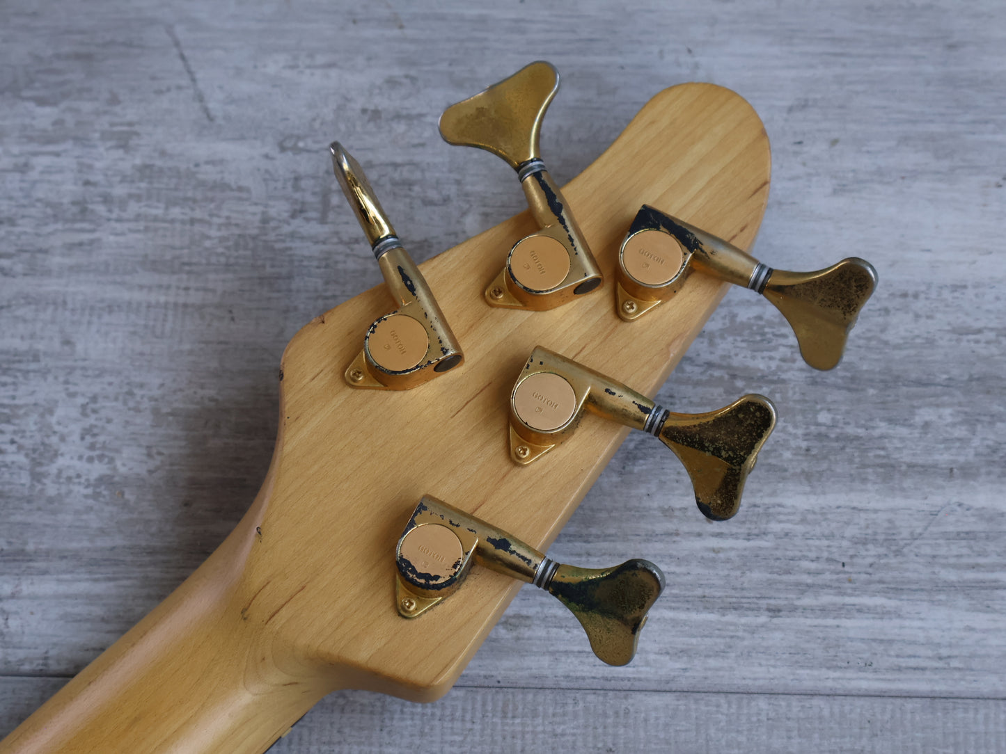 1989 Rockoon Japan (by Kawai) RB-855S 5-String Bass (Natural)