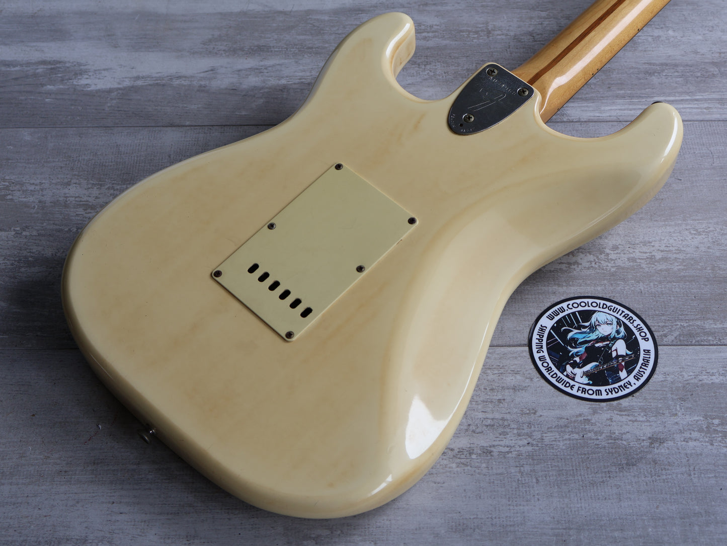 1985 Fender Japan ST72-70 '72 Reissue CBS Stratocaster (Aged Olympic White)