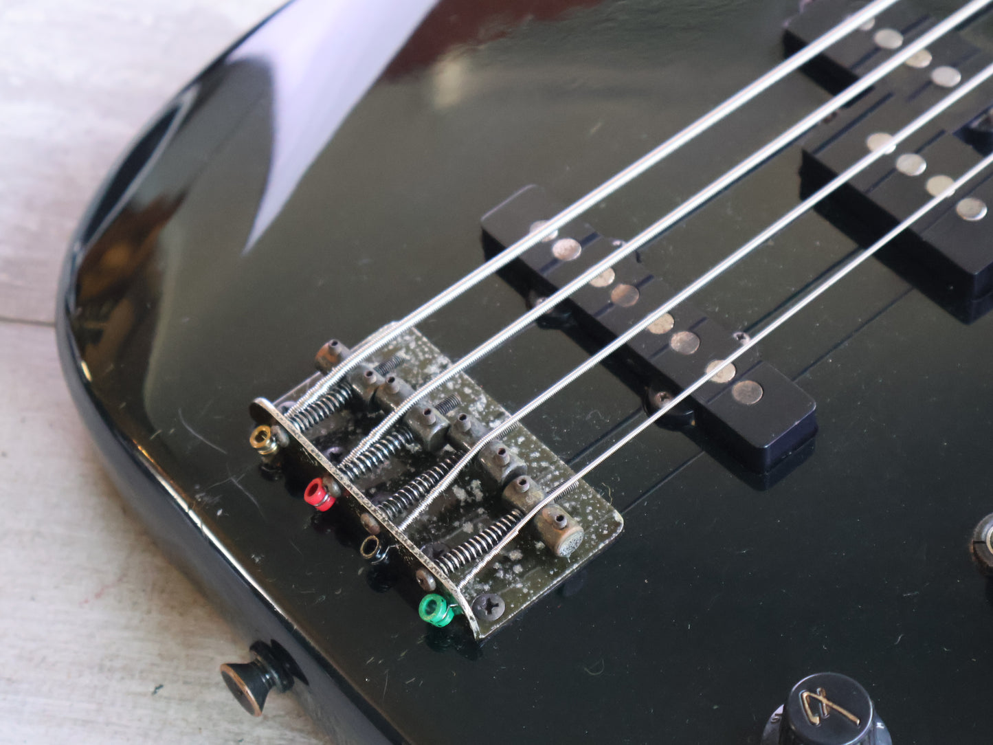 1986 Fender Japan "Jazz Bass Special" Duff McKagen Bass (Black)