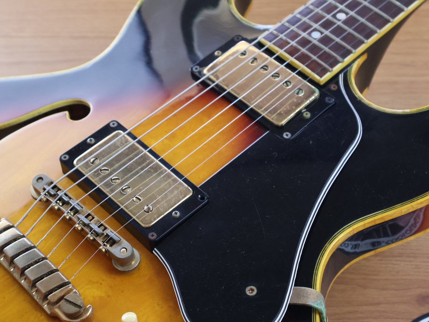 1981 Greco Japan SV-600 Semi Hollowbody (Brown Sunburst)