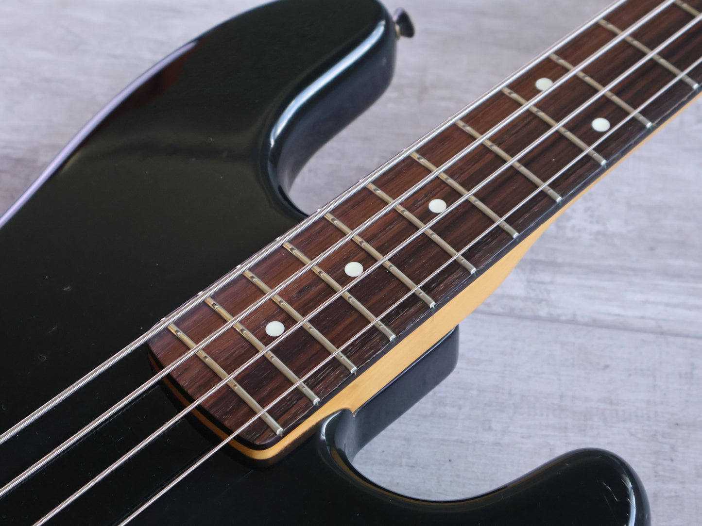 1986 Fender Japan "Jazz Bass Special" Duff McKagen Bass (Black)