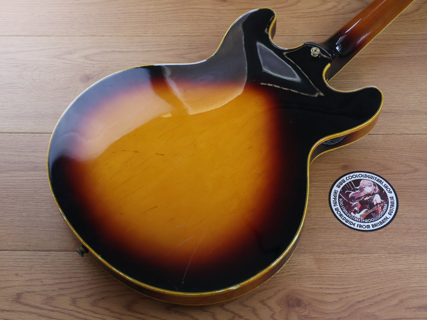 1981 Greco Japan SV-600 Semi Hollowbody (Brown Sunburst)