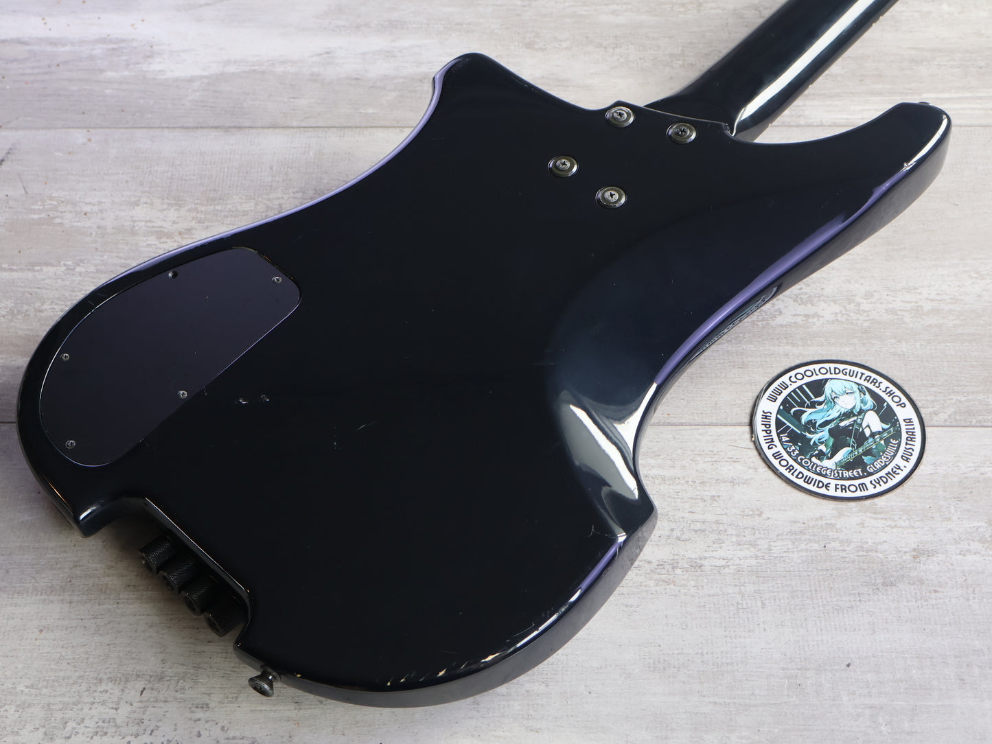 1990's Fixer Japan "Poor House Factory" Kubicki Style Bass (Black)