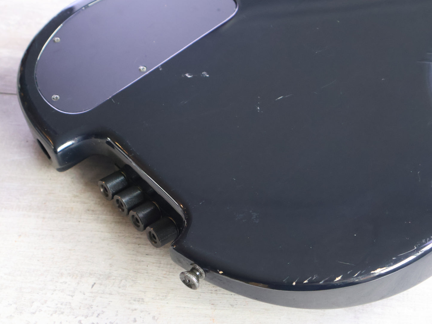1990's Fixer Japan "Poor House Factory" Kubicki Style Bass (Black)