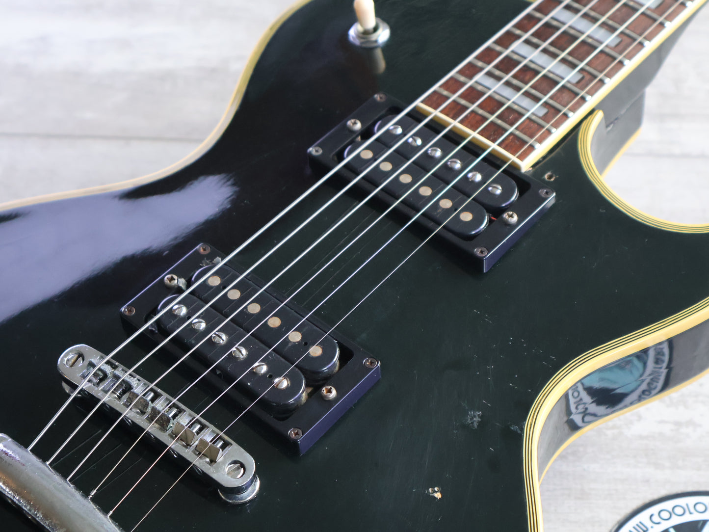 1974 Greco Japan EG-380B Les Paul Custom (Ebony)