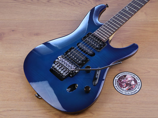 2010 Ibanez Prestige S5470F S-Series Saber HSH Superstrat (Sapphire Blue)