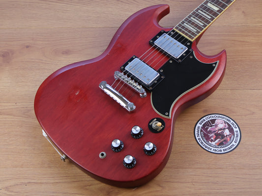 2002 Epiphone Korea (by Gibson) G-400 SG Double Cutaway (Satin Red)