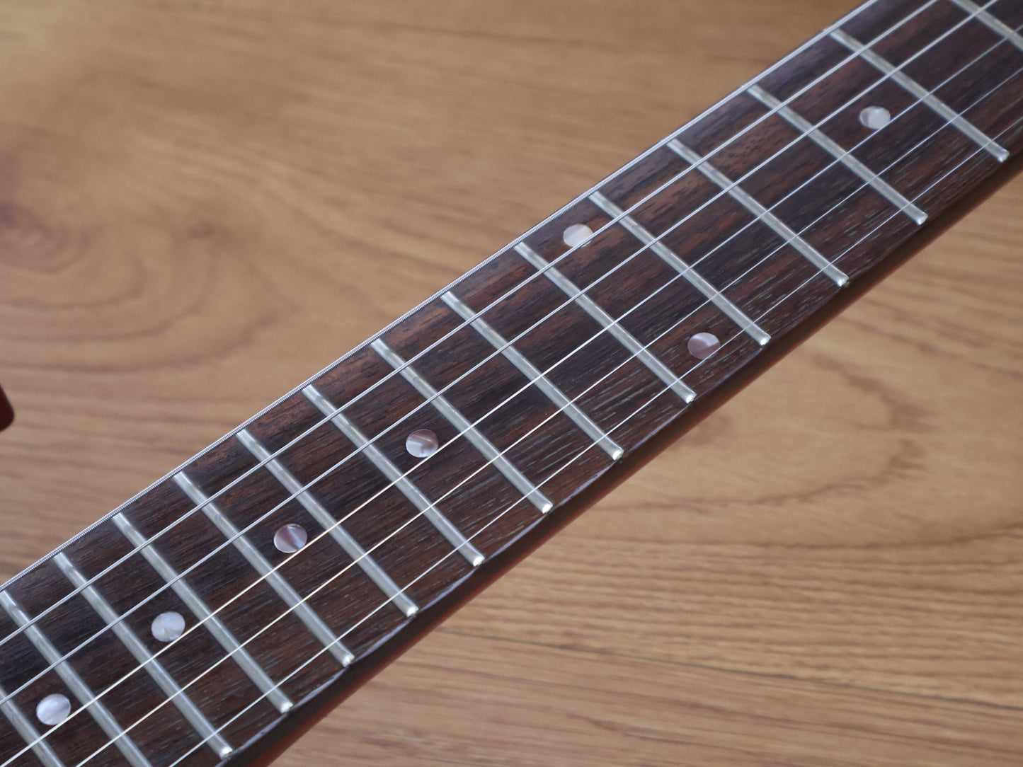 1986 Burny Japan SG-55 SG Junior Double Cutaway w/P90 (Cherry Red)