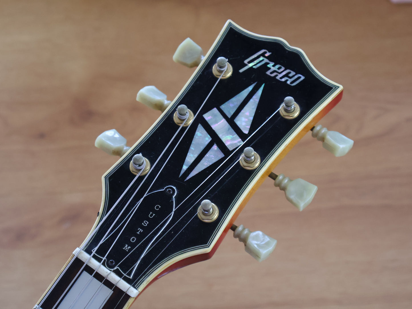 1978 Greco Japan EG-500C Triple Humbucker Les Paul Custom (Cherry Sunburst)