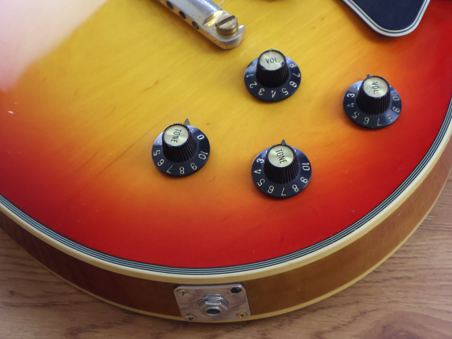 1978 Greco Japan EG-500C Triple Humbucker Les Paul Custom (Cherry Sunburst)