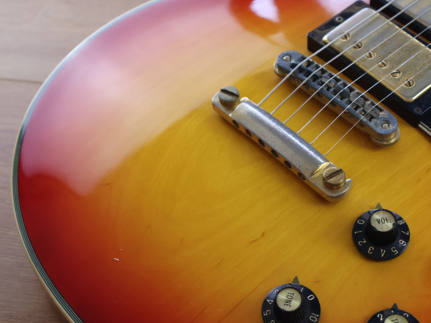 1978 Greco Japan EG-500C Triple Humbucker Les Paul Custom (Cherry Sunburst)