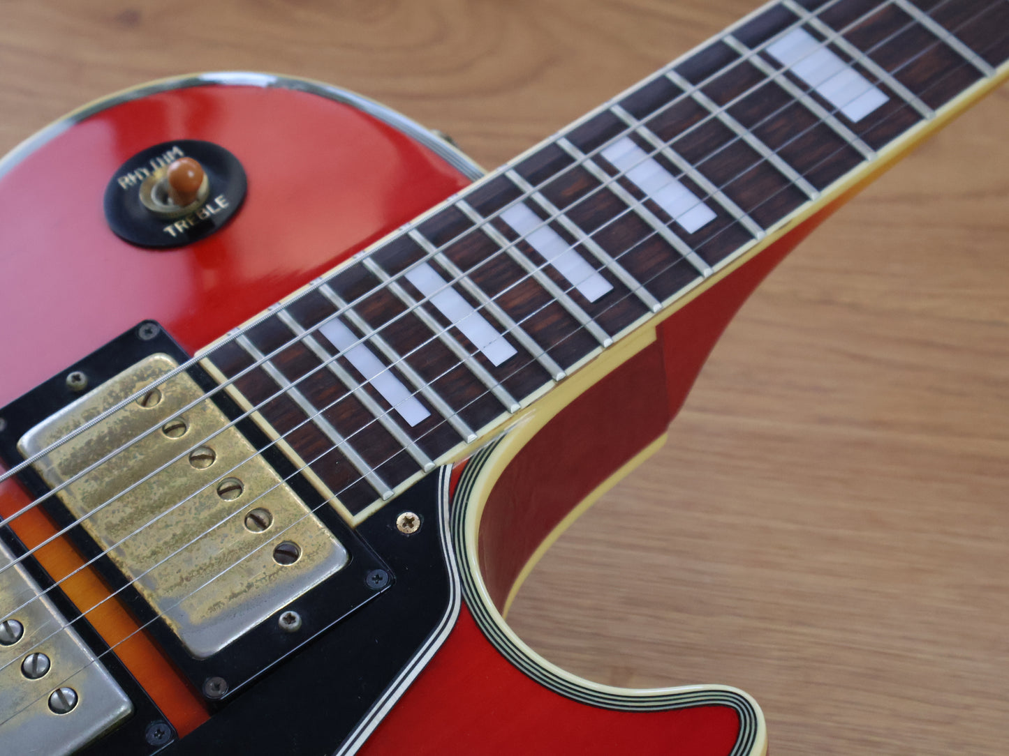 1978 Greco Japan EG-500C Triple Humbucker Les Paul Custom (Cherry Sunburst)