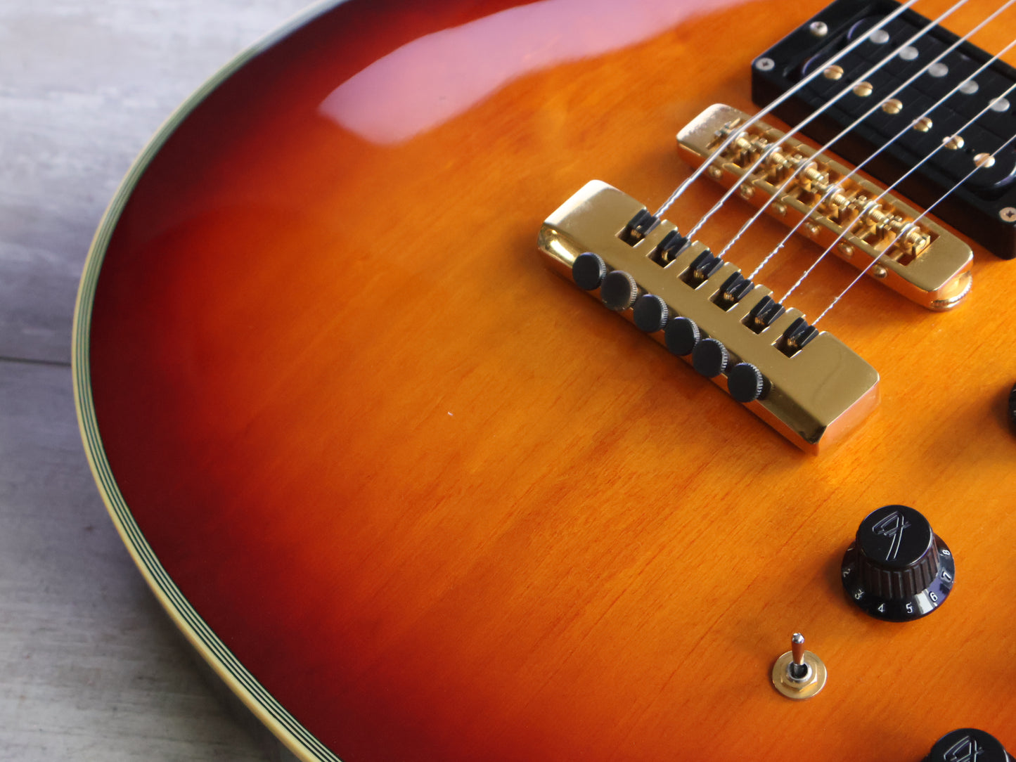1986 Fender Japan "Master Series" Robben Ford Signature Esprit (Cherry Sunburst)