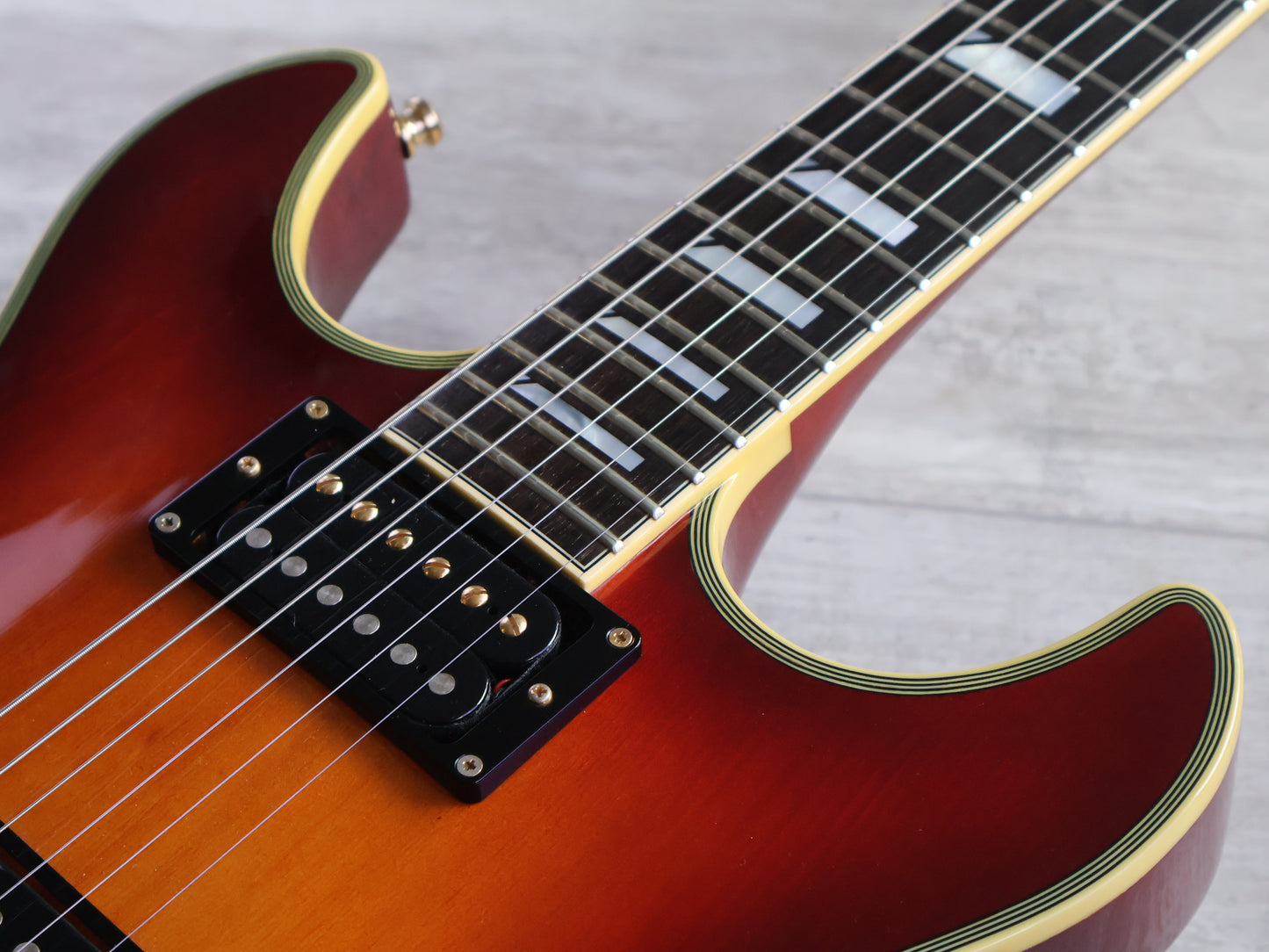 1986 Fender Japan "Master Series" Robben Ford Signature Esprit (Cherry Sunburst)