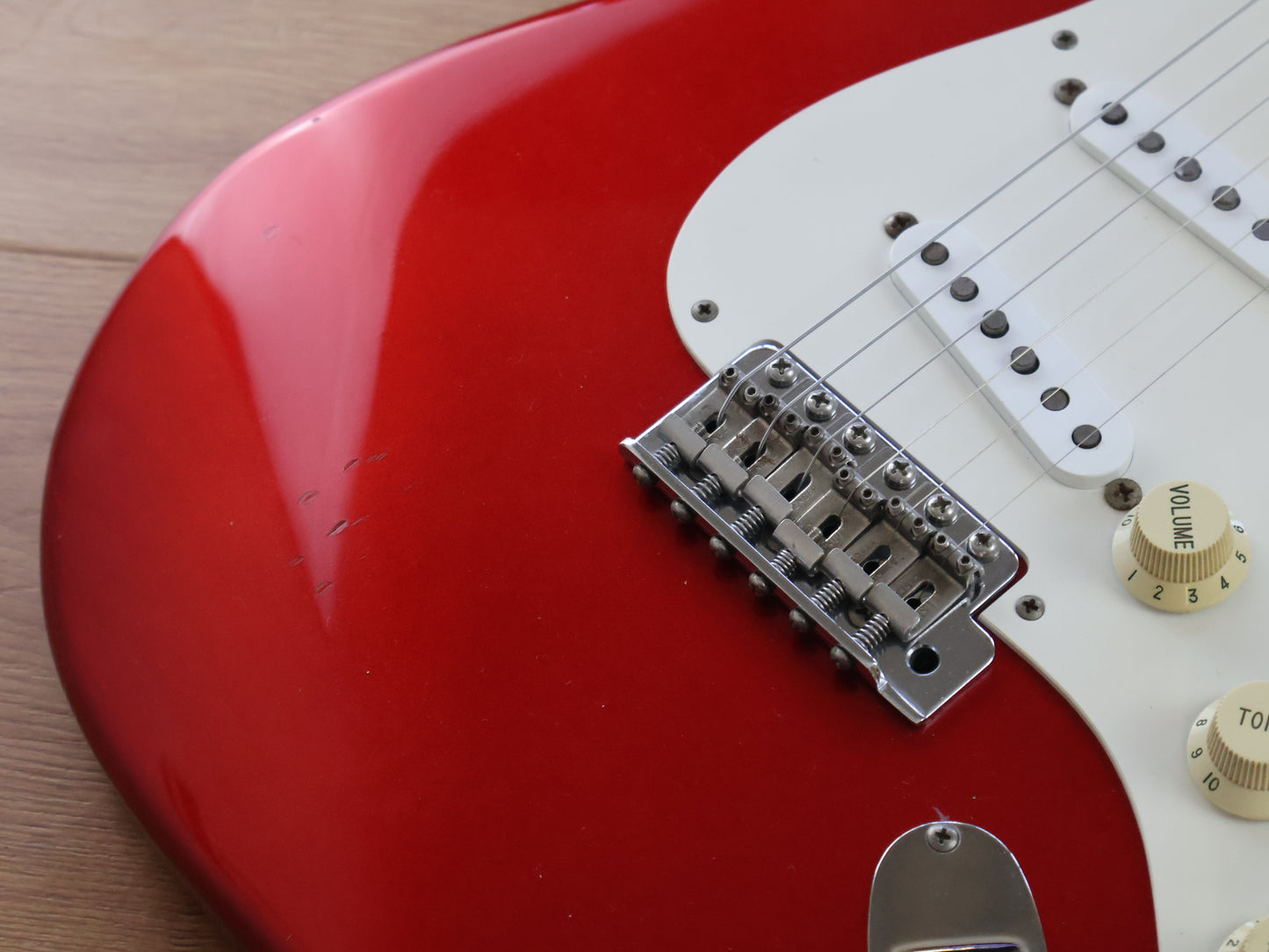 1997 Fender Japan ST57 '57 Reissue Stratocaster w/USA Pickups (Candy Apple Red)