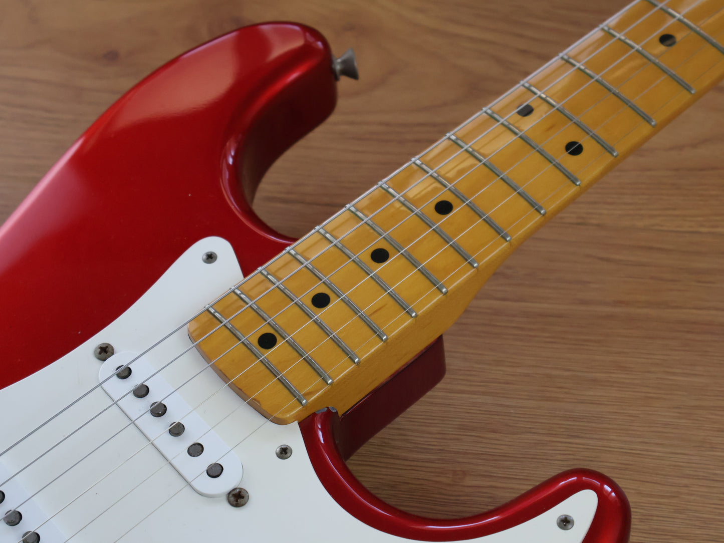 1997 Fender Japan ST57 '57 Reissue Stratocaster w/USA Pickups (Candy Apple Red)