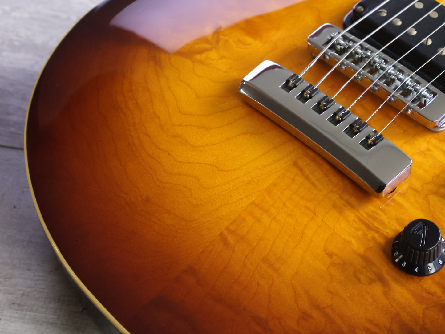 1984 Fender Japan "Master Series" Flame Double Cutaway (Brown Sunburst)