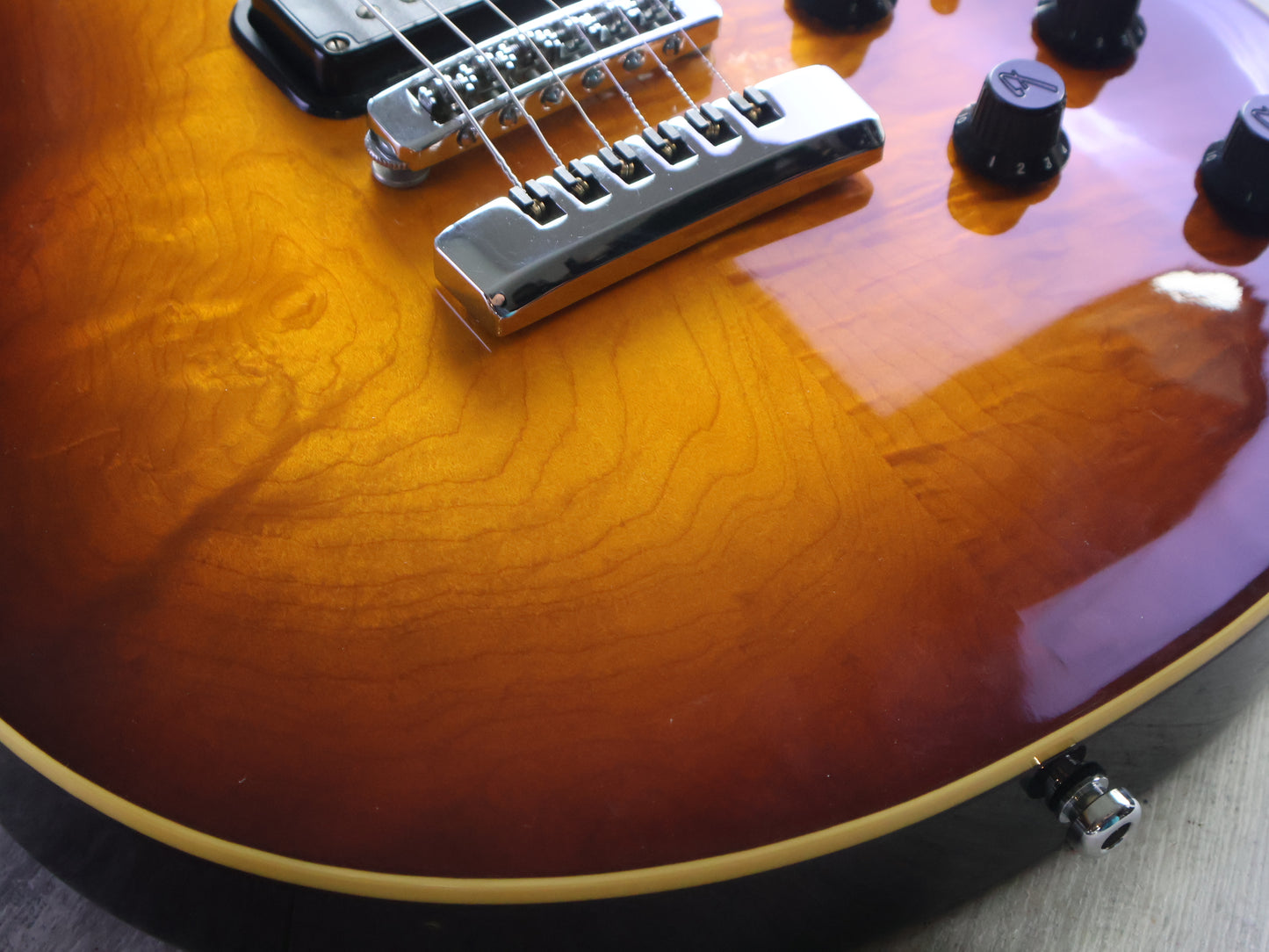 1984 Fender Japan "Master Series" Flame Double Cutaway (Brown Sunburst)