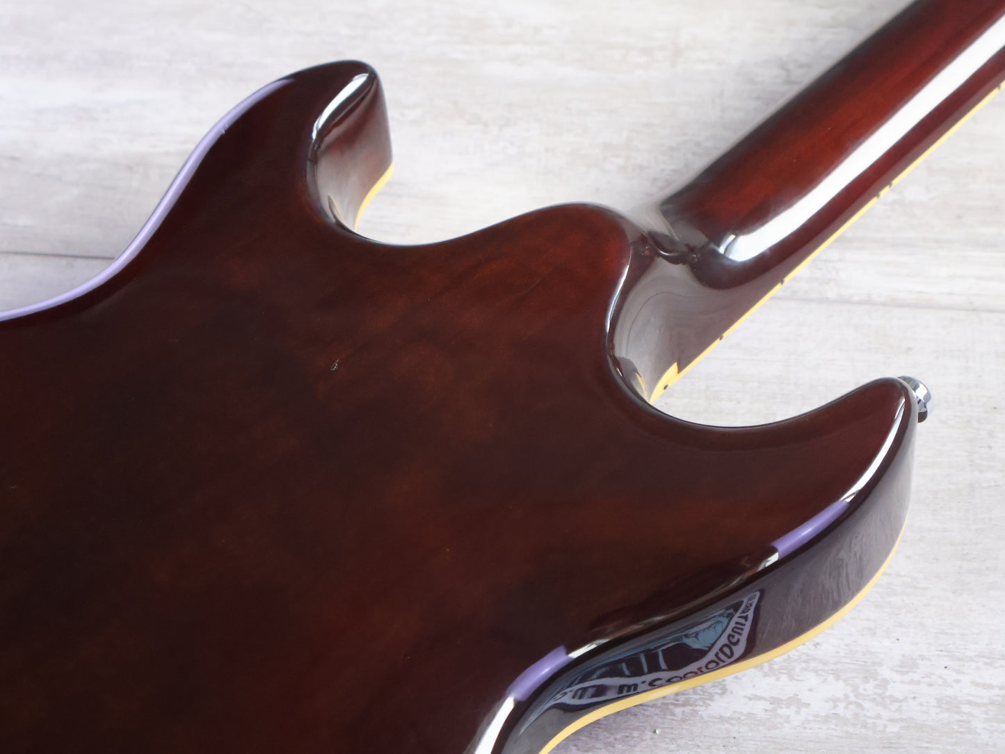 1984 Fender Japan "Master Series" Flame Double Cutaway (Brown Sunburst)