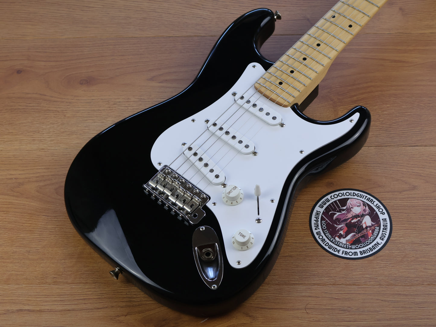 2002 Fender Japan Short Scale Mini Stratocaster (Black)