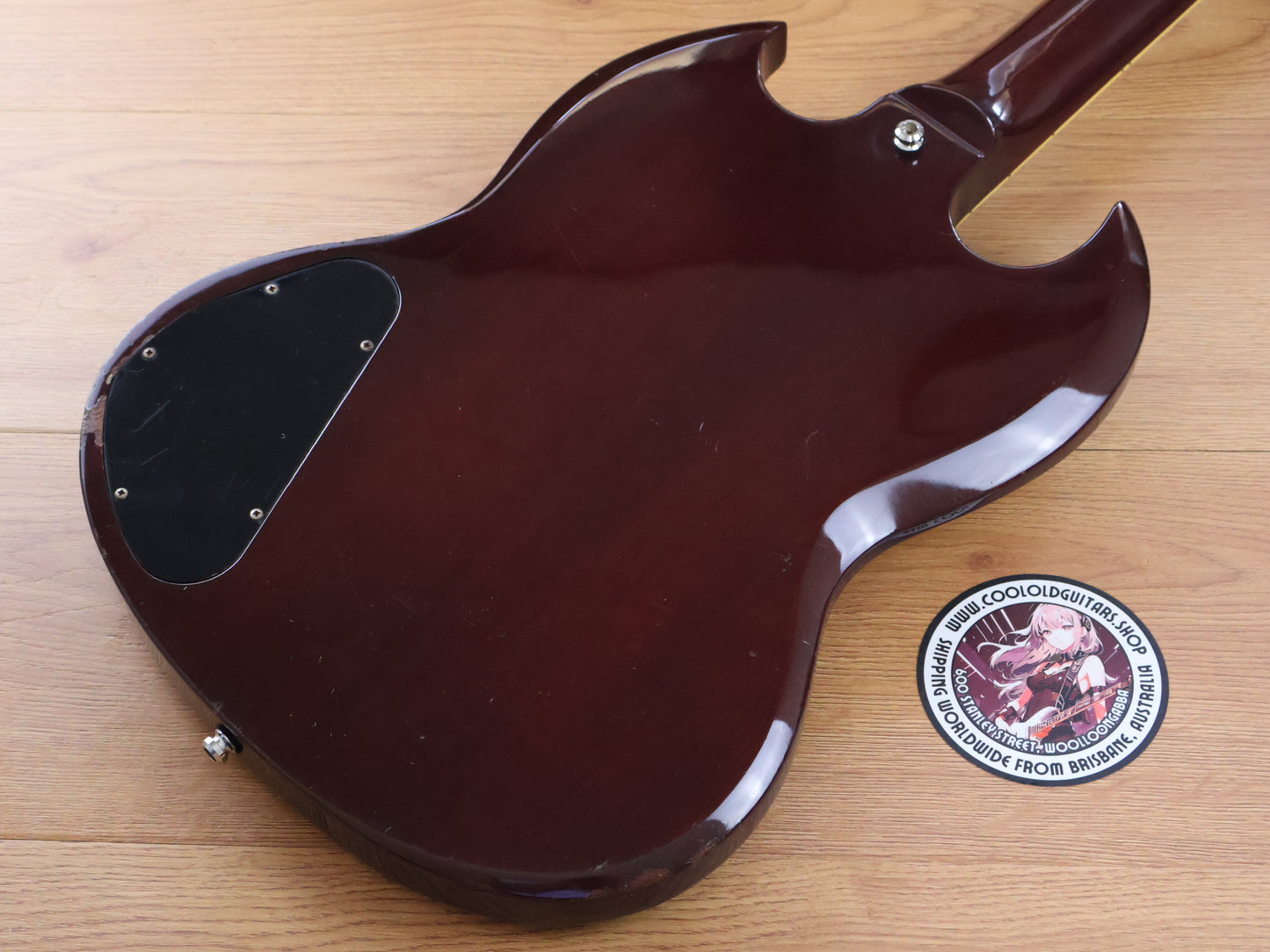 1981 Greco Japan SS-600 SG Double Cutaway (Worn Cherry)