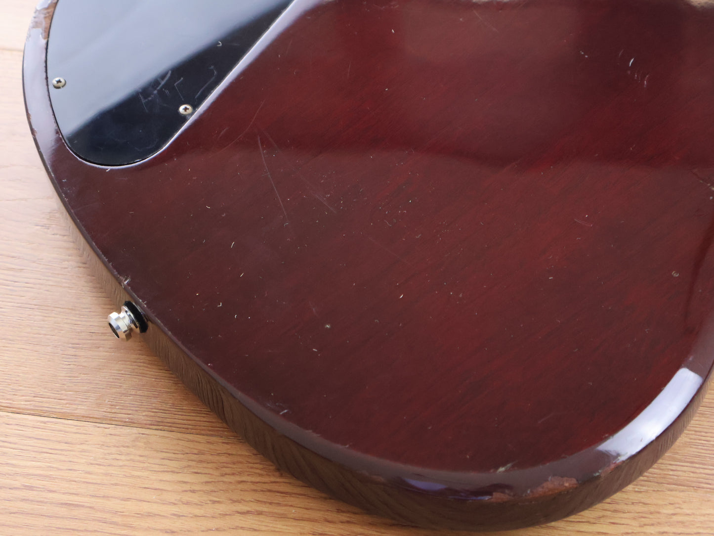 1981 Greco Japan SS-600 SG Double Cutaway (Worn Cherry)