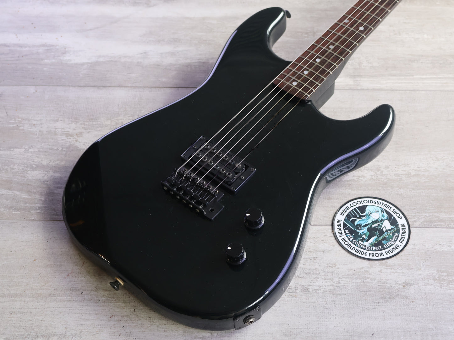 1985 Fresher Japan SS-35 "Refined Series" Contemporary Superstrat (Black)