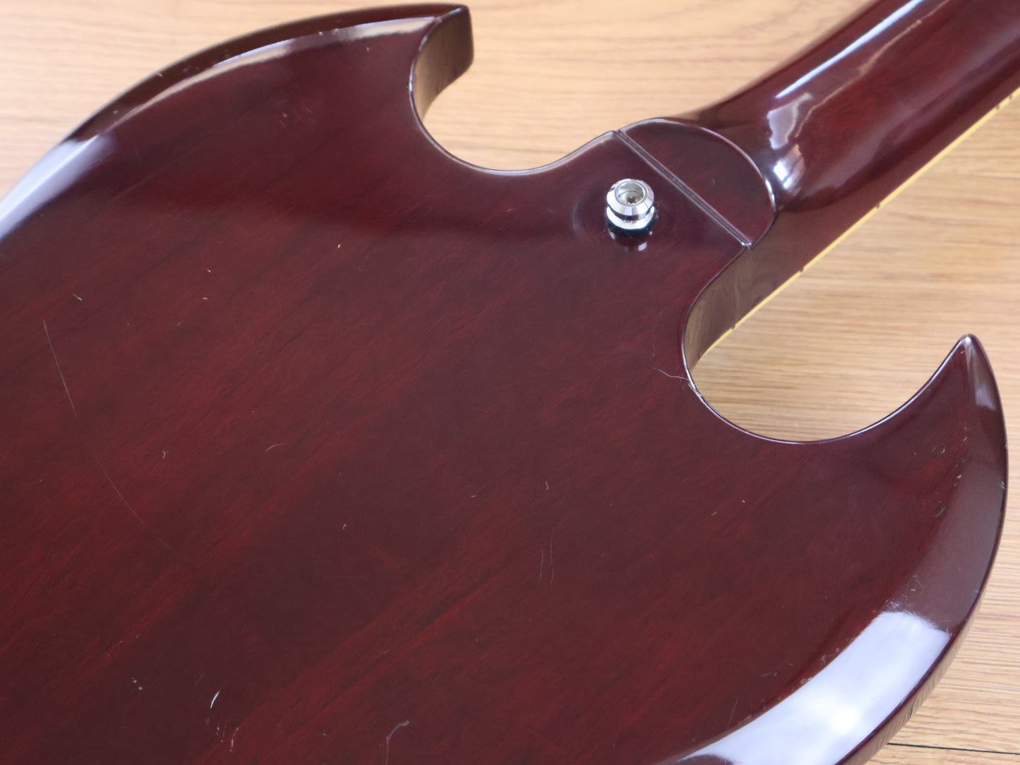 1981 Greco Japan SS-600 SG Double Cutaway (Worn Cherry)