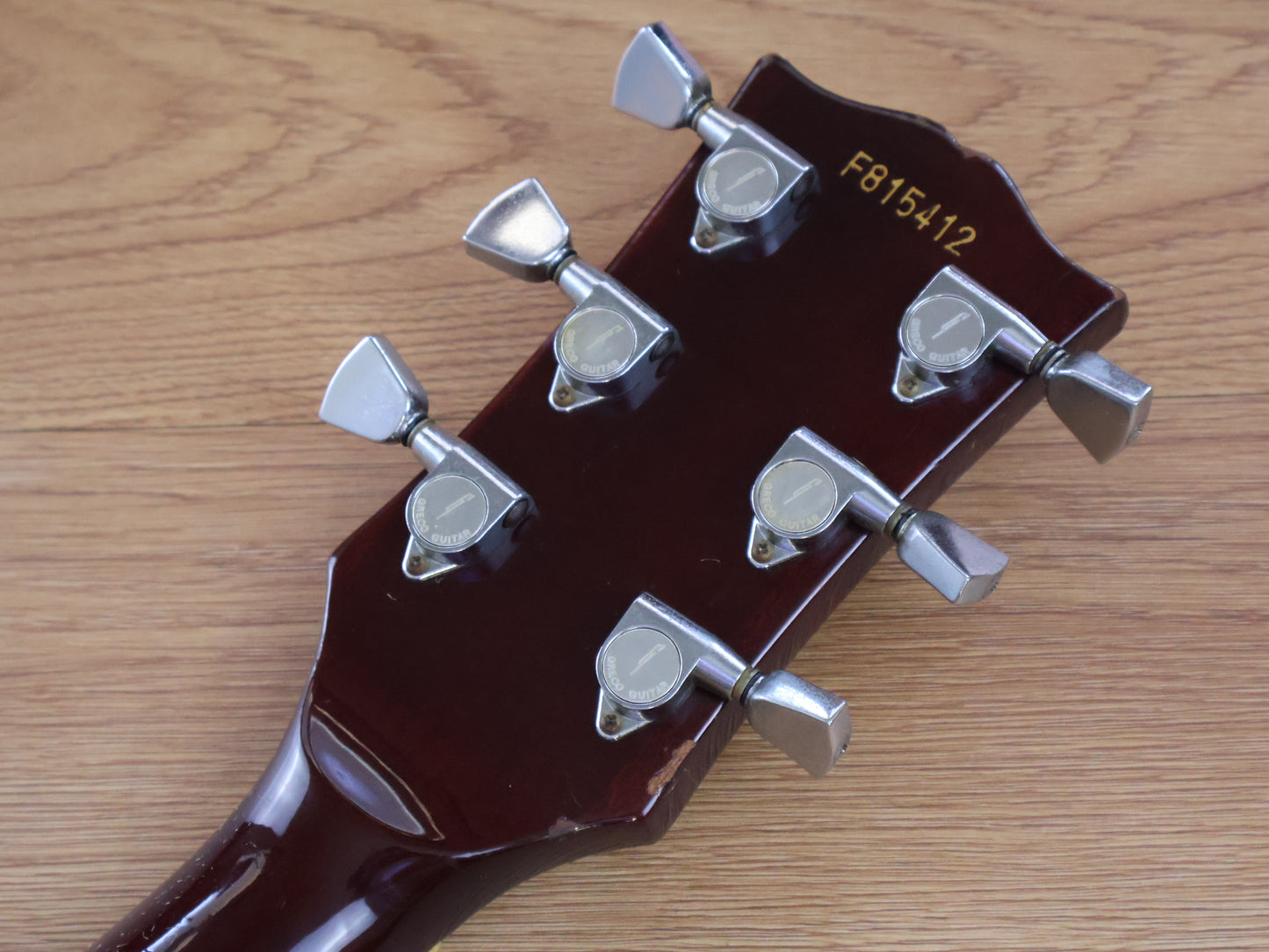 1981 Greco Japan SS-600 SG Double Cutaway (Worn Cherry)