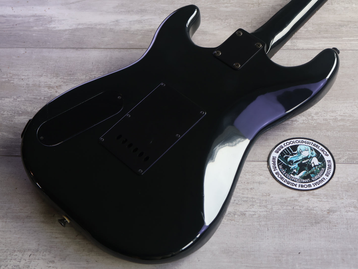 1985 Fresher Japan SS-35 "Refined Series" Contemporary Superstrat (Black)
