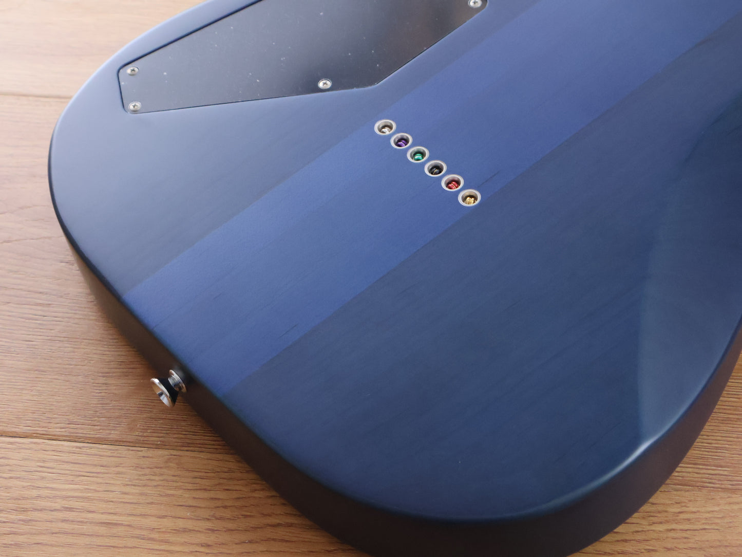 2021 Edwards E-HR-SNT/QM/BKP Horizon Neckthrough (Quilt Turquoise)